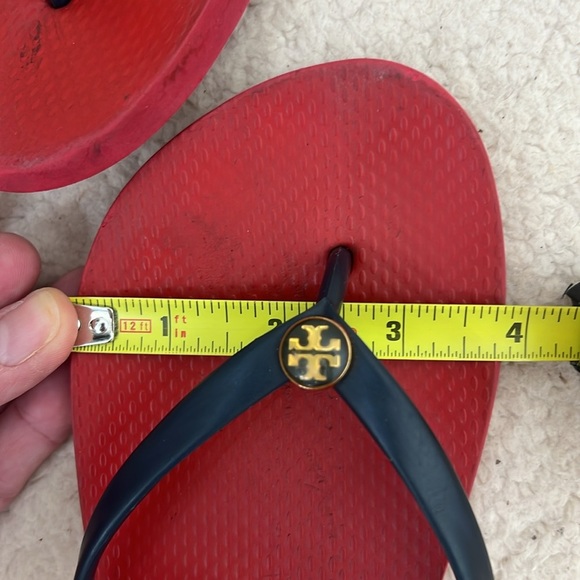 Tory Burch Red and navy blue Sandals size 7. - Picture 10 of 10